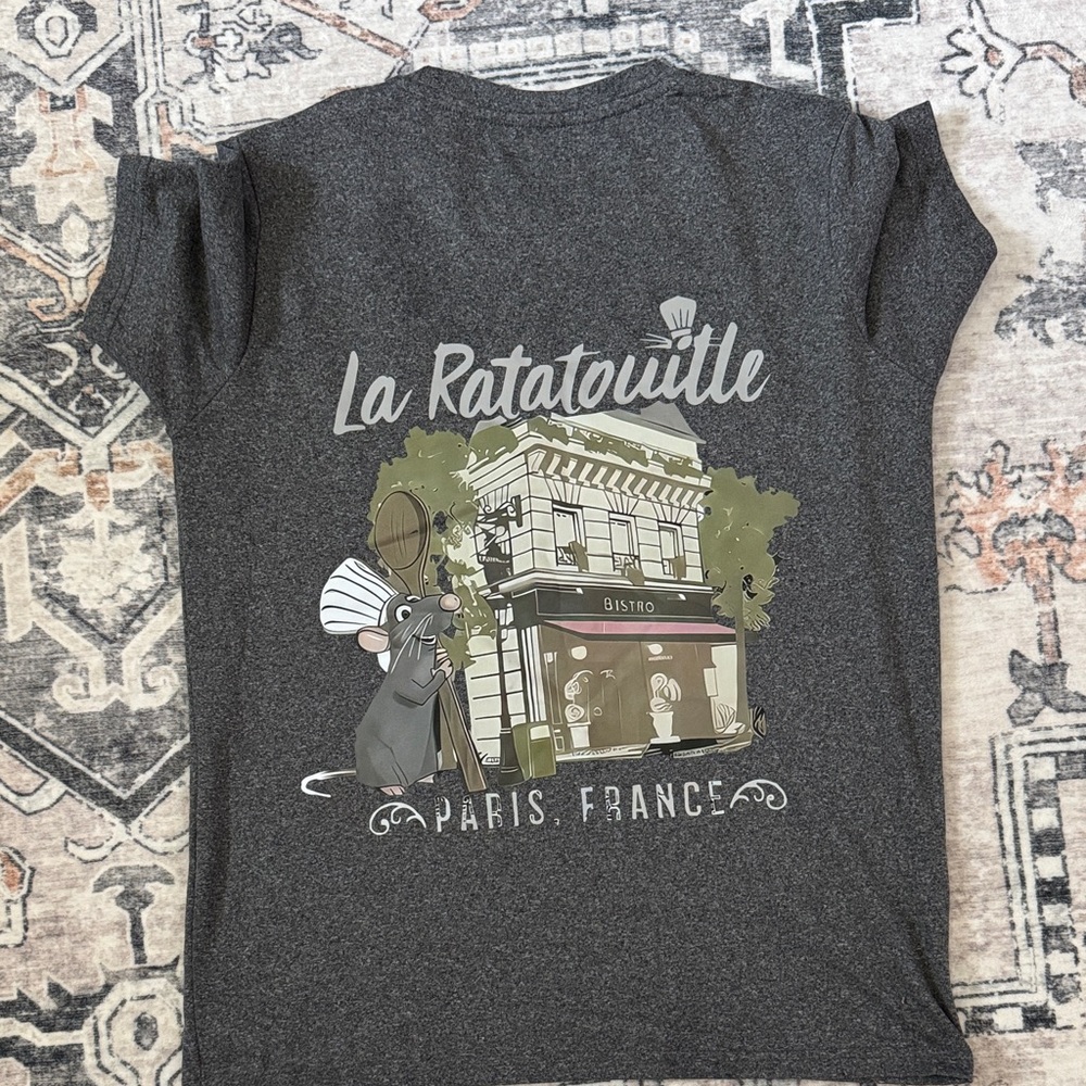 Ratatouille Gray Graphic T-Shirt